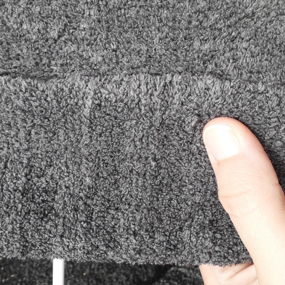 Merona Grey Light Pea Coat, Size M - Picture 7 of 8